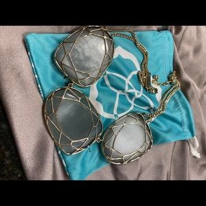 Beautiful slate grey Kendra Scott necklace